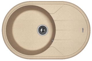 Кухонная мойка Florentina Лотос 780 песочный